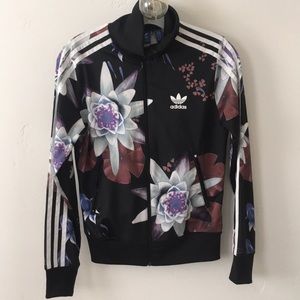 2015 Lotus print adidas track jacket